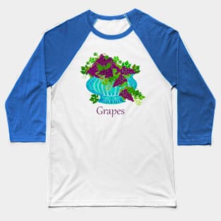 WINE GRAPES Baseball T-Shirt